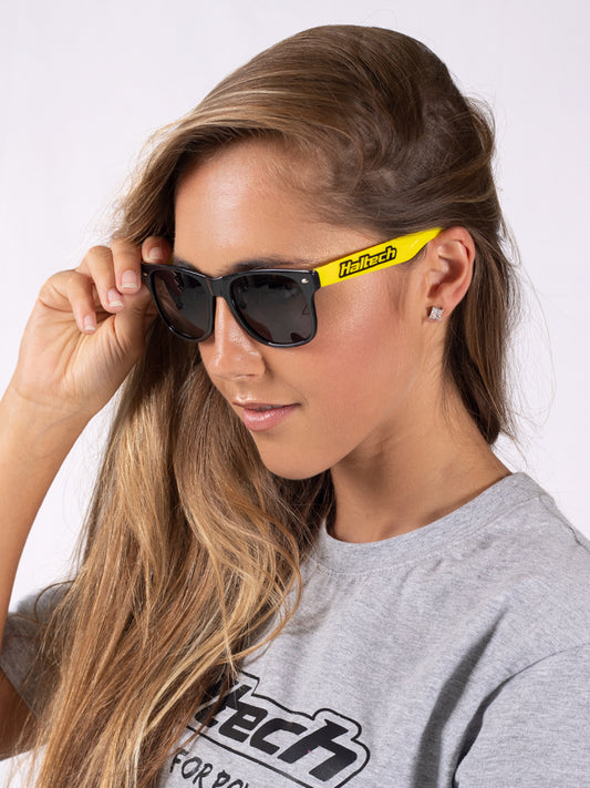 Haltech HT-309036 Novelty Sunglasses - Black and Yellow
