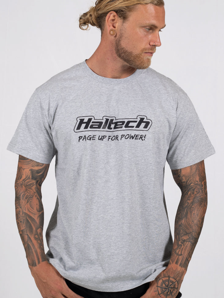 Haltech HT-301640GL Classic T-Shirt - Grey L