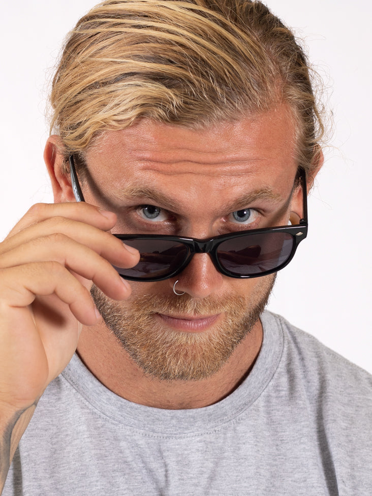 Haltech HT-309022 Novelty Sunglasses - Black and White