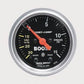 AutoMeter AU3376 Sport-Comp 2-1/16" Elecal Boost/Vacuum Gauge 30In. Hg/15PSI