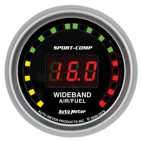 AutoMeter AU3379 Sport-Comp 2-1/16" Air/Fuel Ratio Gauge Wideband Lean/Rich