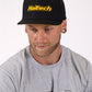 Haltech HT-301001 Snapback Cap - Black & Yellow