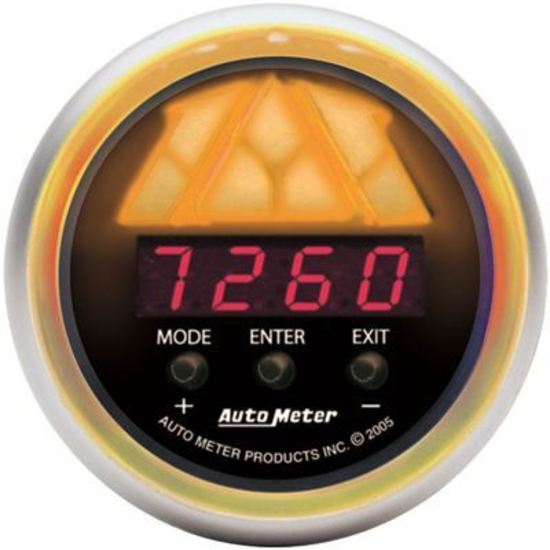 AutoMeter AU3389 Sport-Comp Shift Light Level 3 In-Dash/Pod Mount Externally Adjust