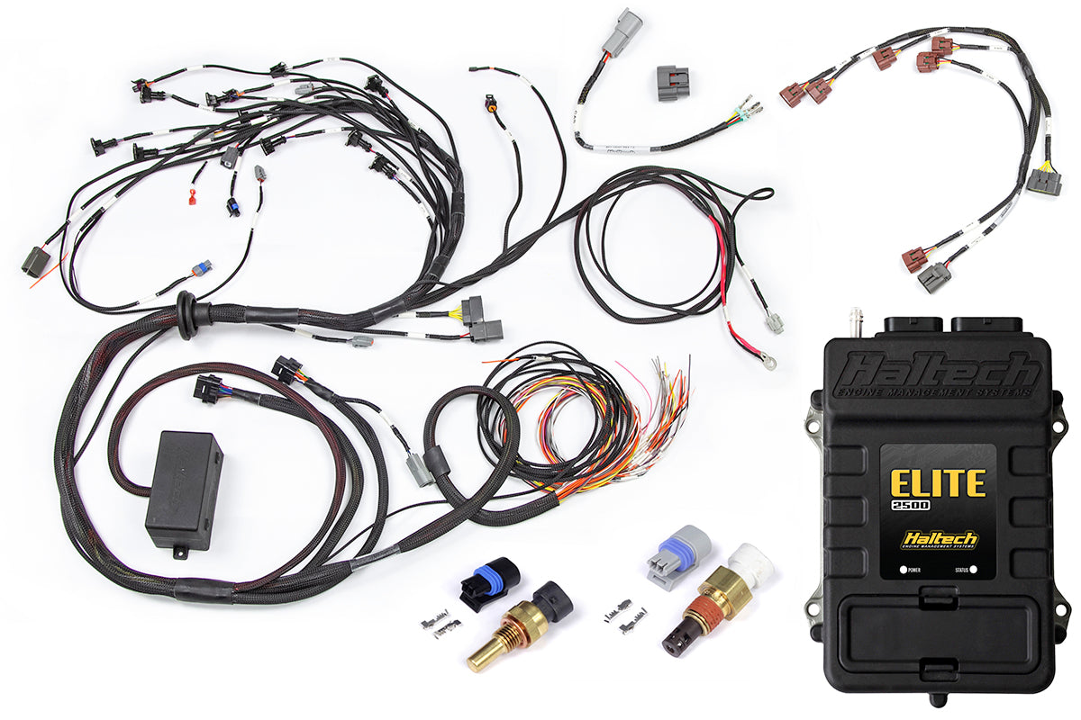 Haltech HT-151308 RB Twin CAM Elite 2500 ECU, Main Harness, CAS Breakout, Earl