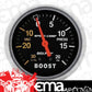 AutoMeter AU3401 Sport-Comp Boost/Vac Gauge 2-5/8" Mech Hg/20 PSI-30 In. Au 3401
