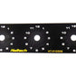 Haltech HT-010508 Triple Switch Panel Only - includes Yellow & Red knobs