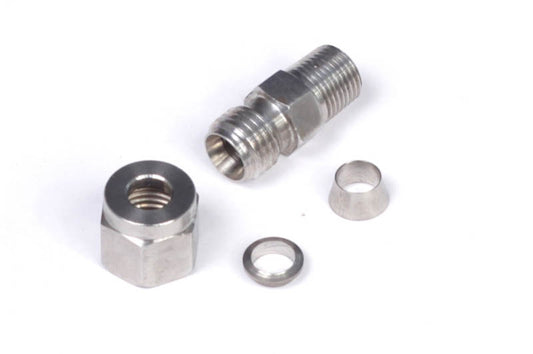 Haltech HT-010813 1/4" Stainless Compression Fitting Kit - 1/8" NPT Thread