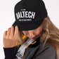 Haltech HT-301002 Snapback Cap - Black & White