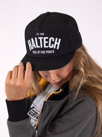 Haltech HT-301002 Snapback Cap - Black & White