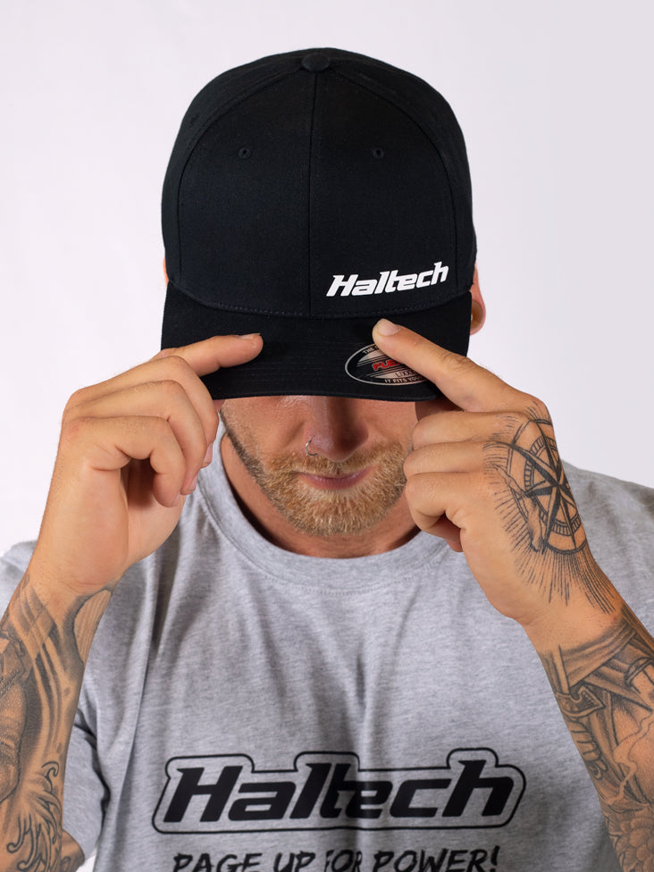 Haltech HT-301011 Flexfit Cap - Black L-XL