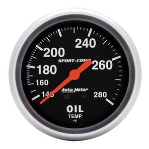 AutoMeter | AU3441 | Sport-Comp 2-5/8" Mech. Oil Temperature Gauge 140-280F