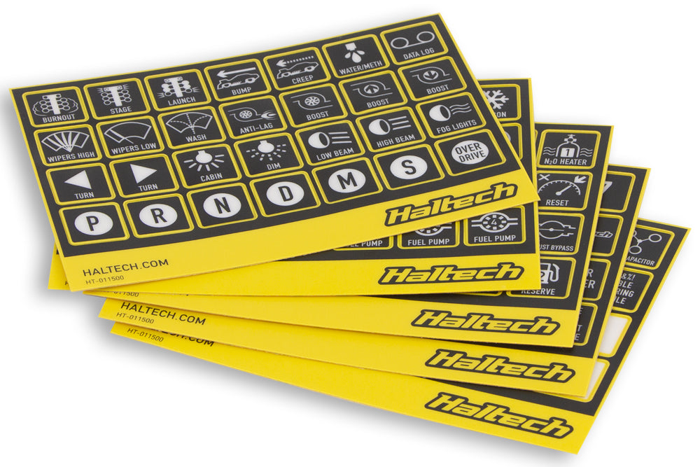 Haltech HT-011500 Keypad Label Set