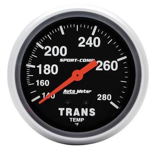 AutoMeter AU3451 Sport-Comp Trans Temp Gauge 2-5/8" "F