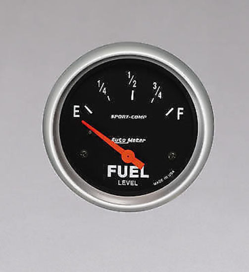 AutoMeter AU3514 Sport-Comp 2-5/8" Fuel Gauge 0-90 OHMS