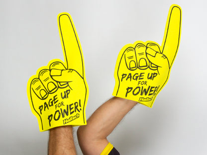 Haltech HT-309023 "Page Up for Power" Foam Finger