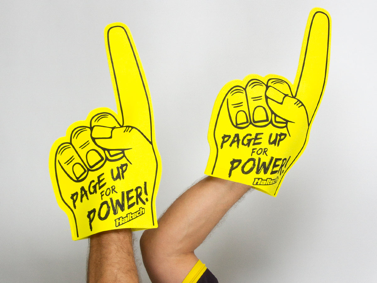 Haltech HT-309023 "Page Up for Power" Foam Finger
