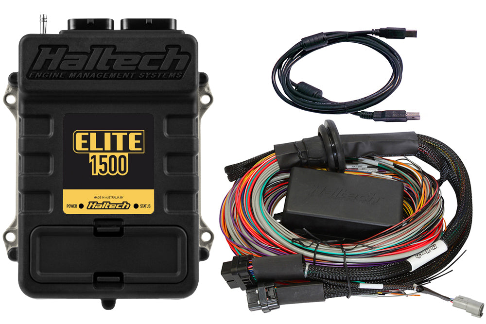 Haltech HT-150904 Elite 1500 + Premium Uni Wire-in Harness Kit 2.5m (8?)