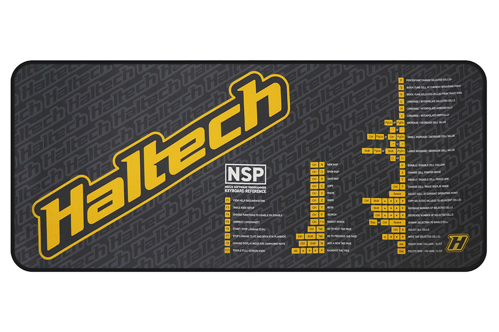 Haltech HT-309037 "NSP Shortcuts" Fat Mat / Desk Mat