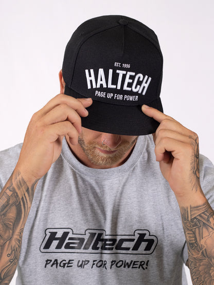Haltech HT-301002 Snapback Cap - Black & White