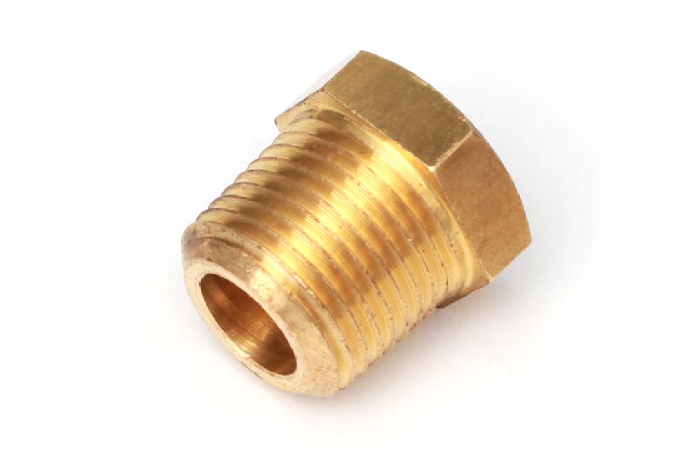 Haltech HT-120000 Adaptor - Brass 1/8"NPTF to 3/8"NPTF
