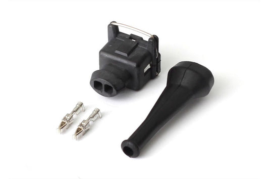 Haltech HT-030300 Plug and Pins Only Bosch EV1 (Square) 2 Pin Junior Timer F