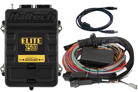 Haltech HT-151304 Elite 2500 + Premium Uni Wire-in Harness Kit 2.5m (8?)