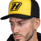 Haltech HT-301003 Snapback Cap - Yellow with H logo