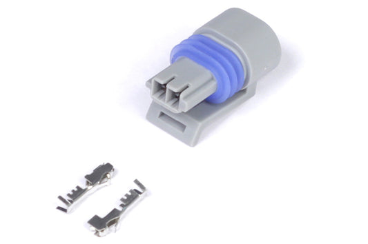 Haltech HT-030410 Plug and Pins Only - Delphi 2 Pin GM style Air temp (Grey)