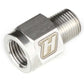 Haltech HT-010921 M10 x 1.0 to 1/8 BSPT Adaptor - Stainless Steel