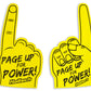 Haltech HT-309023 "Page Up for Power" Foam Finger