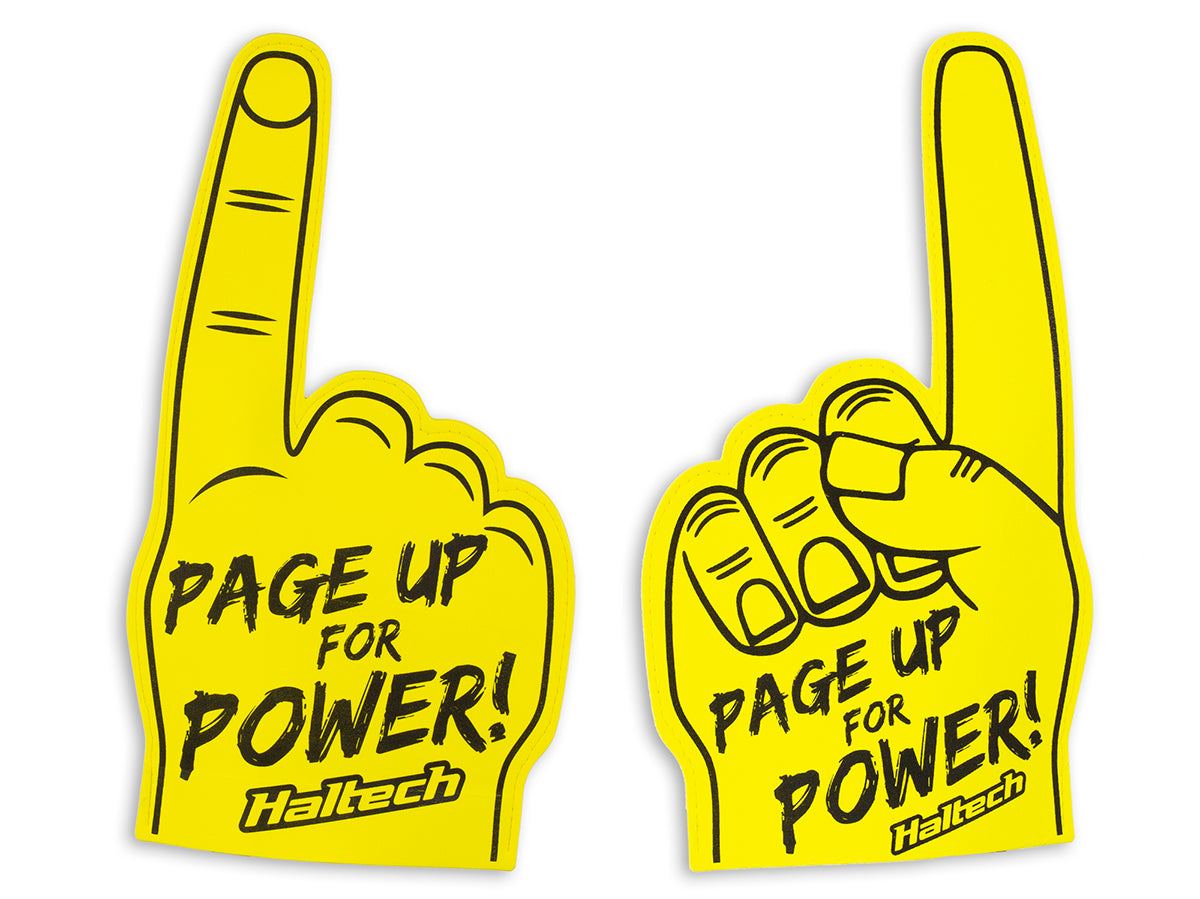 Haltech HT-309023 "Page Up for Power" Foam Finger