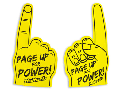Haltech HT-309023 "Page Up for Power" Foam Finger