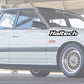 Haltech HT-300112 Sticker 400mm - Black & White