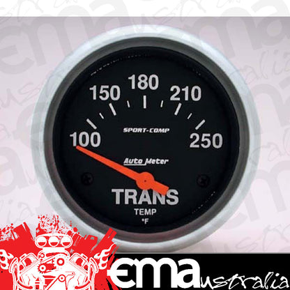 AutoMeter 3552 2-5/8" TRANSMISSION TEMPERATURE, 100-250 F, SPORT-COMP