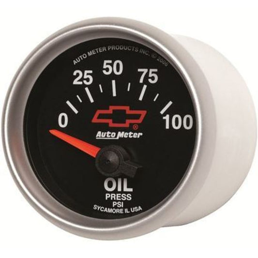 AutoMeter AU3627-00406 Sport-Comp II Chevy Bowtie Oil Pressure 0-100 PSI 2-1/16"