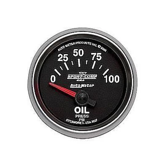 AutoMeter 3627 2-1/16" OIL PRESSURE, 0-100 PSI, SPORT-COMP II
