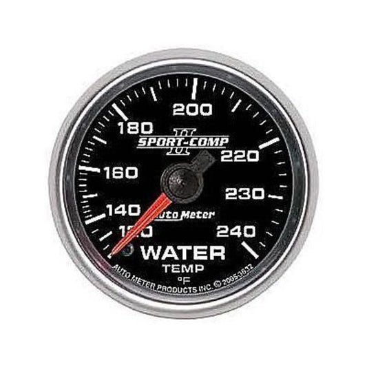 AutoMeter AU3632 Sport-Comp II Water Temp Gauge 2-1/16" Mech 120-240¶øF