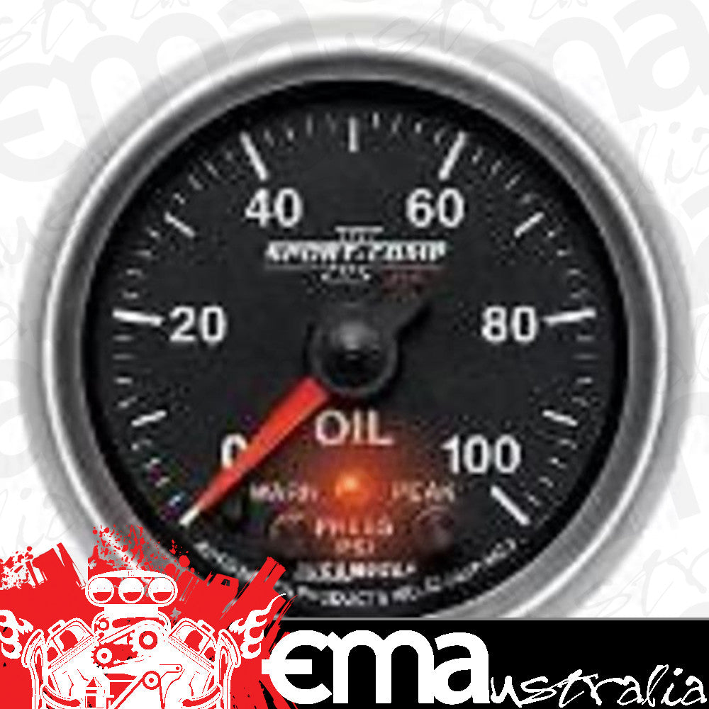 AutoMeter 3652 2-1/16" OIL PRESSURE, 0-100 PSI, SPORT-COMP II