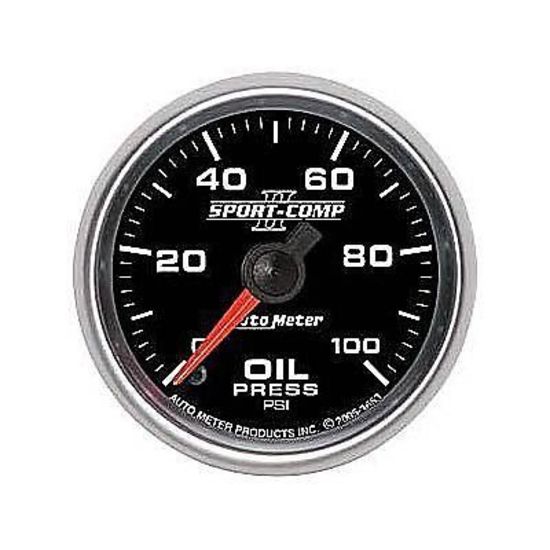 AutoMeter AU3653 Oil Pressure Gauge 2-1/6" 100 PSI