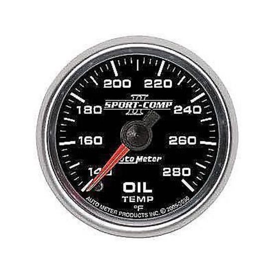 AutoMeter AU3656 Sport-Comp II 2-1/16" Elec Oil Temp Gauge 140-280F