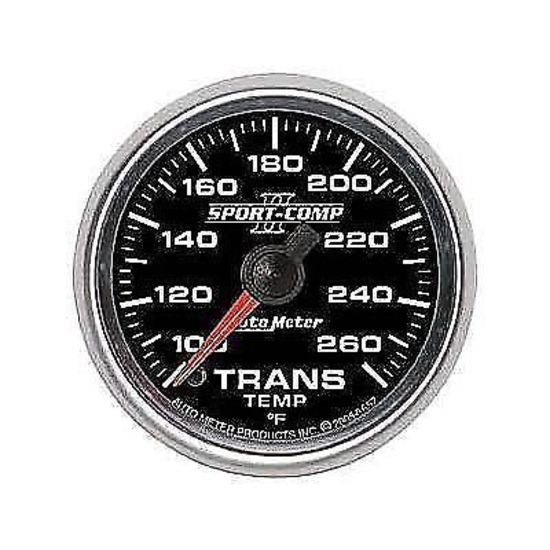 AutoMeter AU3657 Sport-Comp II 2-1/16" Elecal Trans Temp Gauge 100-260¶øF
