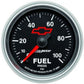 AutoMeter AU3663-00406 Chev Bow-Tie Fuel Pressure Gauge 2-1/16" Black Dial Full Sweep Elecal 0-100 PSI