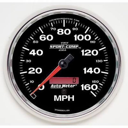AutoMeter AU3688 Sport-Comp II 3-3/8" Elec Programmable In-Dash Speedo 0-160 MPH