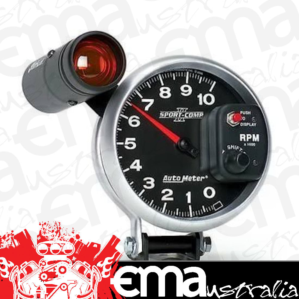 AutoMeter 3699 5" PEDESTAL TACHOMETER, 0-10,000 RPM, SPORT-COMP II