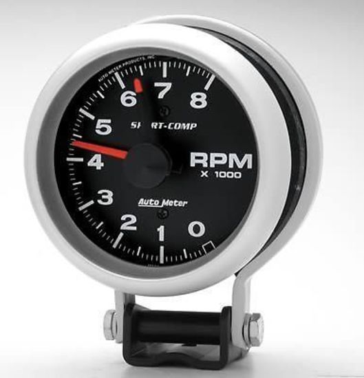 AutoMeter AU3780 3-3/4" Sport-Comp Tachometer 0-8000RPM