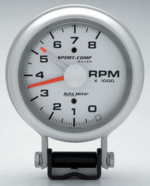 AutoMeter AU3781 Sport-Comp 3-3/4" Elec Pedestal Mount Tachometer 0-8000 RPM