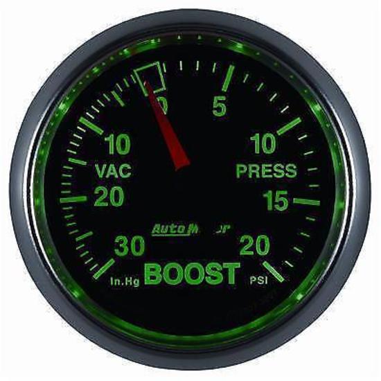 AutoMeter AU3807 GS 2-1/16" Mech In-Dash Boost Vac Gauge 30 In.Hg/20 PSI