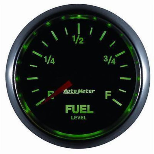 AutoMeter AU3816 GS 2-1/16" Elec In-Dash Fuel Level Gauge 240-33 OHMS