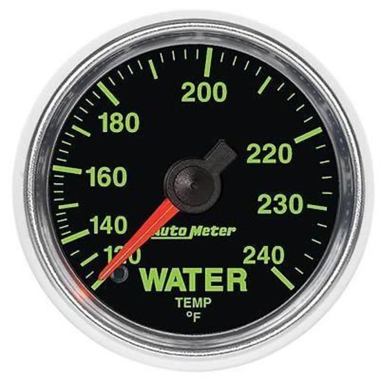 AutoMeter AU3832 GS 2-1/16" Mech In-Dash Water Temp Gauge 120-240¶øF