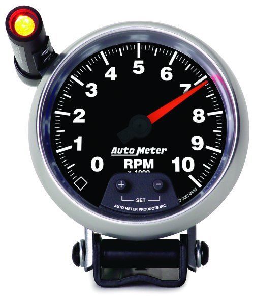 AutoMeter AU3890 GS 3-3/4" Elec Tachometer W/Shift Light 0-10000RPM